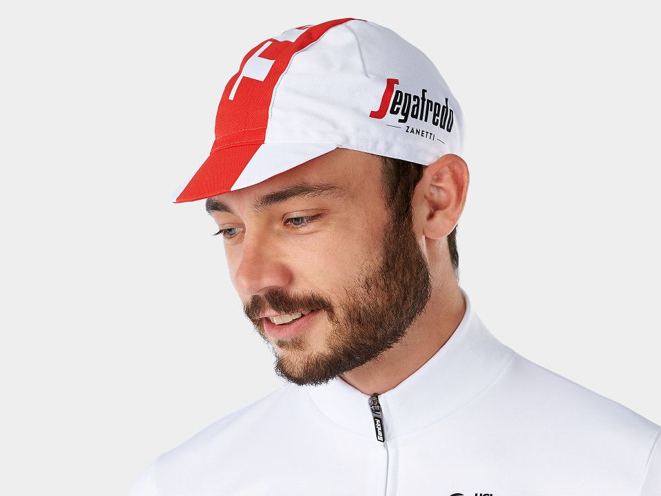 Czapeczka Santini zespołu Trek-Segafredo