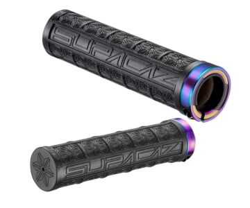 Chwyty Supacaz Grizips + obejma Oil Slick 
