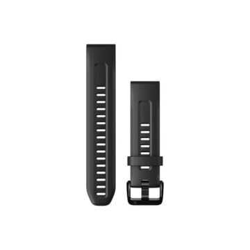 Garmin Silikonowy pasek QuickFit Fenix 7s Czarny 20mm