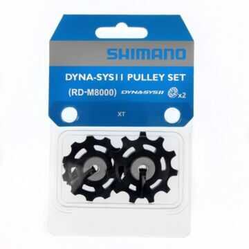 Kółka przerzutek Shimano RD-M8000, zestaw dolne i napinające 