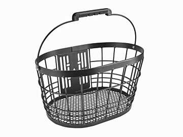 Kosz przedni aluminiowy druciany Electra z szybkozamykaczem