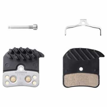 Okładziny hamulców tarczowych Shimano H03C, metaliczne, z radiatorem
