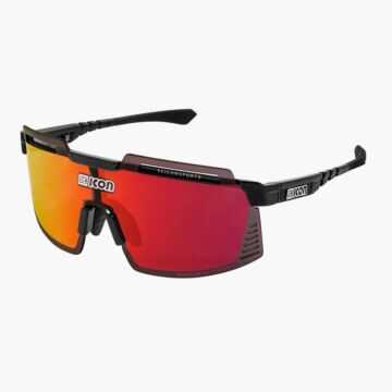 Okulary Scicon Aerowatt Foza Black Gloss - SCNPP Multimirror