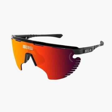 Okulary Scicon Aerowing Lamon Black Gloss - SCNPP Multimirror