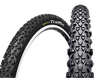 Opona Continental Traffic II 26x2.1 Czarna Drut 840g 