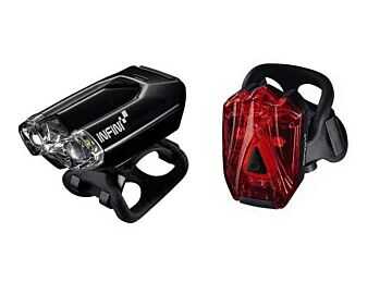 Oświetlenie rowerowe Infini Lava Set USB