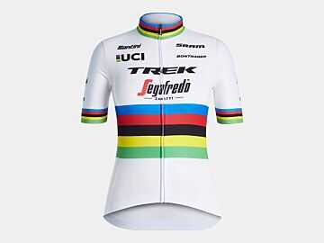Damska koszulka mistrzostw świata Santini Trek-Segafredo Replica