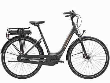 Rower elektryczny Trek District+ 1 z niskim przekrokiem 2023