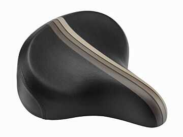 Siodło Electra Retro Stripe z elastomerami