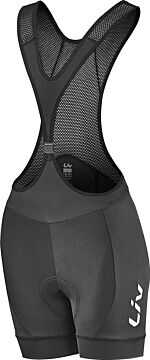 Spodenki damskie Liv Fisso Bib Shorts Black 