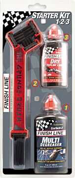 Szczotka do napędu Finish Line Grunge Brush zestaw