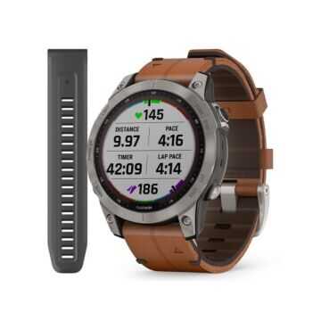 Zegarek sportowy Garmin Fenix 7 Sapphire Solar tytanowy