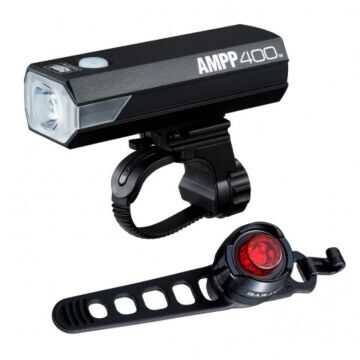 Zestaw lampek Cateye HL-EL084RC AMPP 400 / SL-LD160 ORB