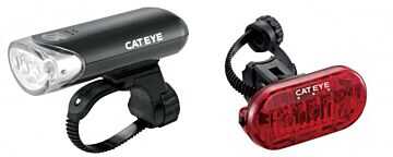 Zestaw lampek Cateye HL-EL135N / TL-LD135-R