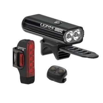 Zestaw lampek Lezyne Connect Drive PRO 1000XL / Strip Connect