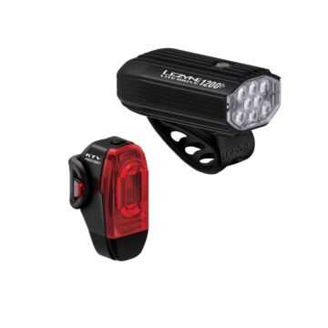 Zestaw lampek Lezyne Lite Drive 1200+ / KTV Drive Pro+