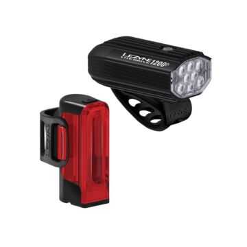 Zestaw lampek Lezyne Lite Drive 1200+ / Strip Drive Pro 400+