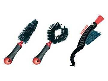 Zestaw szczotek do napędu Weldtite Brush Set, 3szt. (Ząbkowana, Stożkowa, Diamentowa)