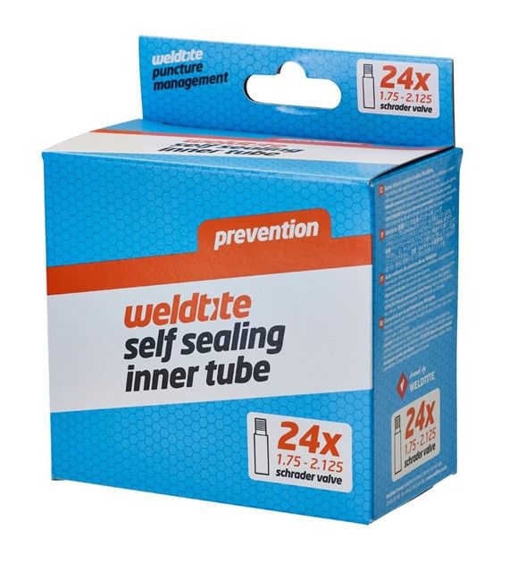 Dętka z płynem antyprzebiciowym Weldtite Self Sealing Inner Tube 24" x 1.75 - 2.125 Schrader
