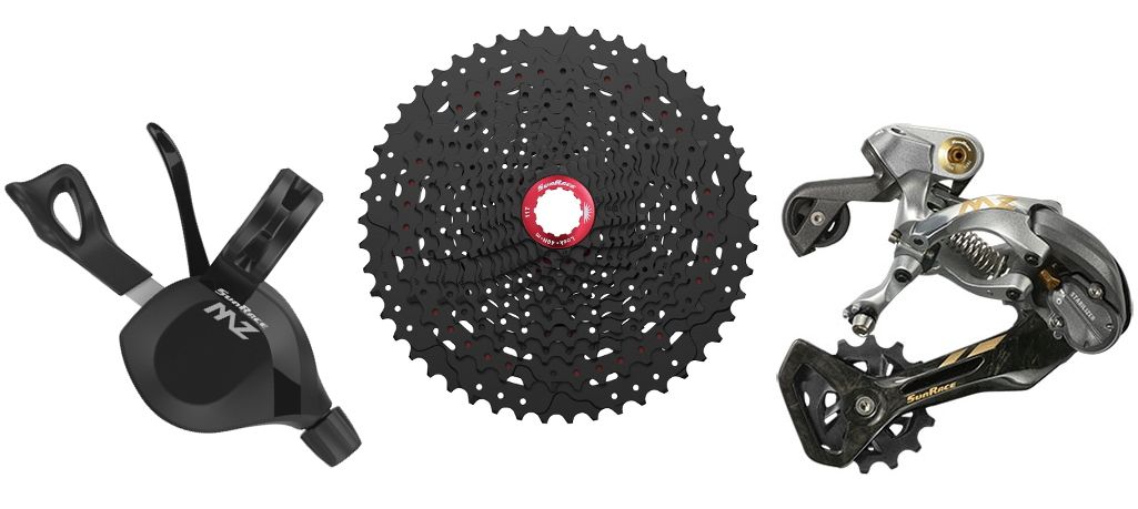 Grupa osprzętu Sunrace MZ90 12-rzędowa MTB
