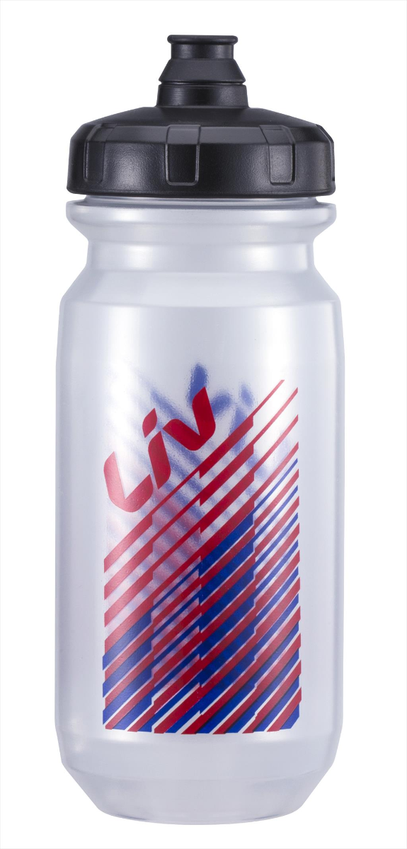 Bidon Liv Doublespring biało-fioletowo-niebieski, 0,6 L