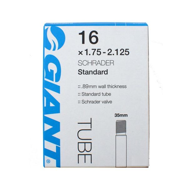 Dętka rowerowa Giant 16x1,75-2,125", Schrader/Auto