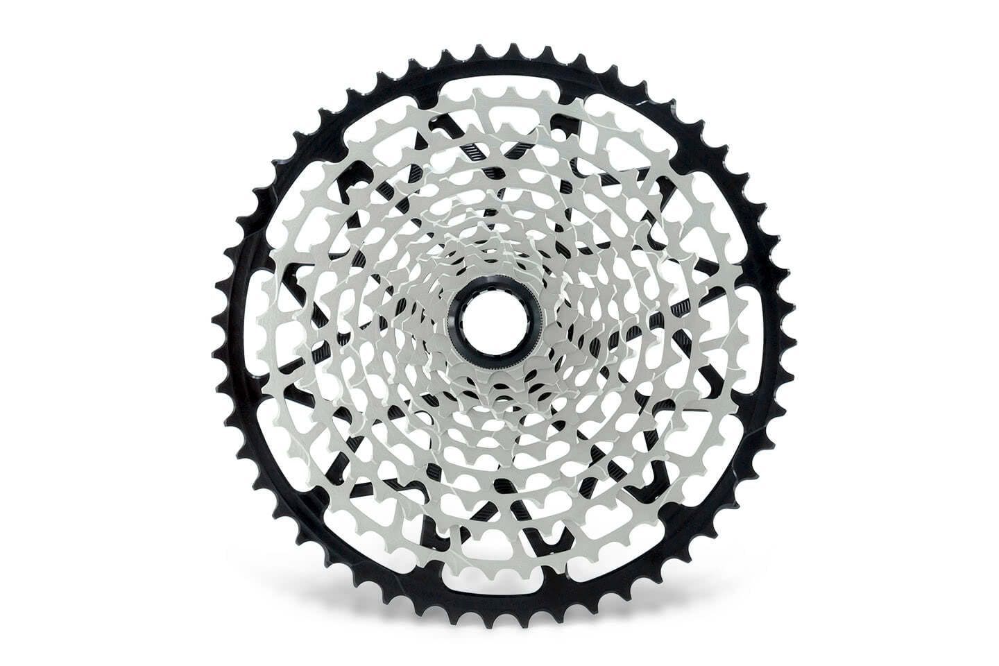 Kaseta Garbaruk 12-speed cassette (Shimano Micro Spline freehub) (10-52T, Nickel)
