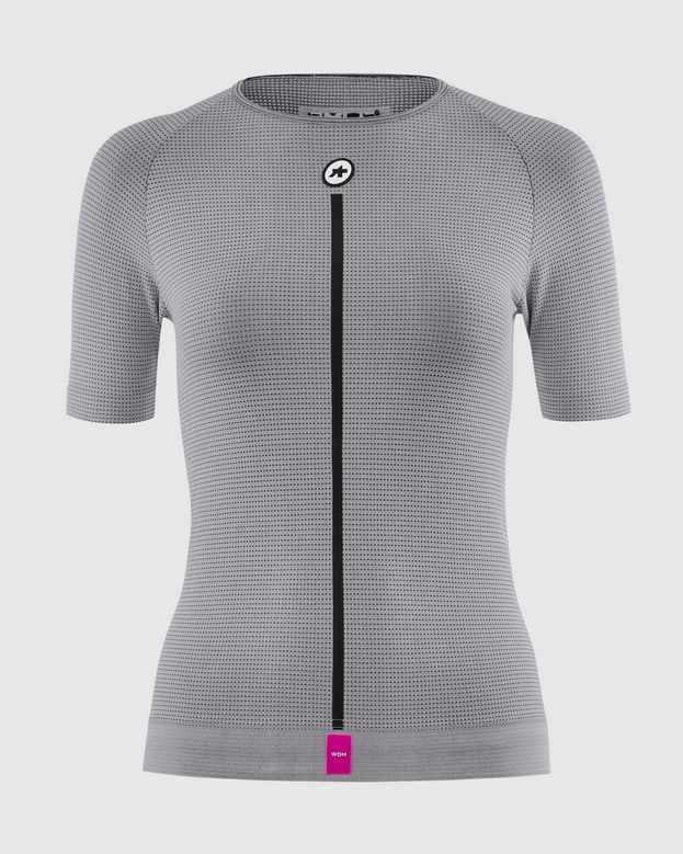 Koszulka termoaktywna damska Assos Summer SS Skin Layer P1 Grey Series