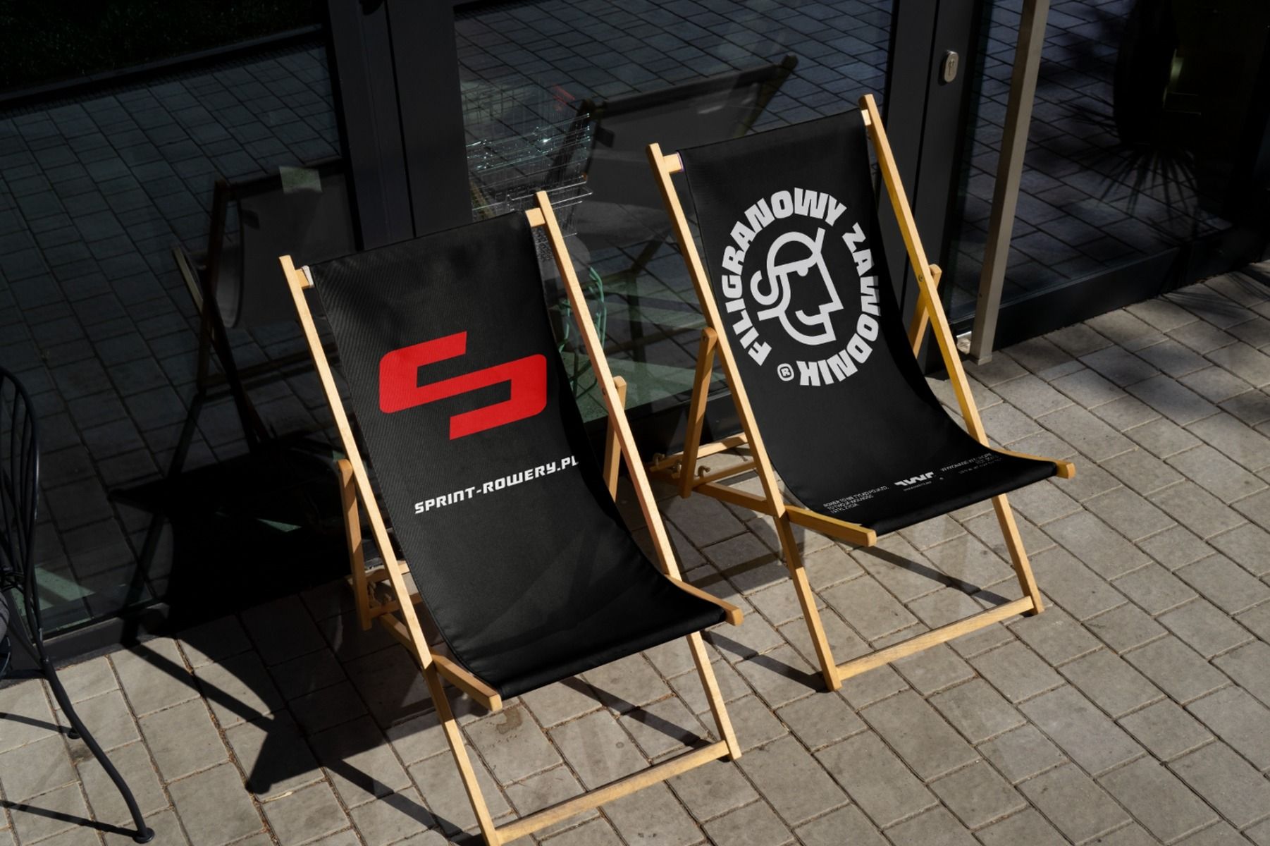 Leżak RWR CHILL z nadrukiem