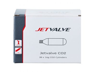 Nabój gazowy Weldtite Jetvalve 30 x CO2 Cylinders (16g), Pudełko 30szt.
