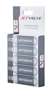 Nabój gazowy Weldtite Jetvalve 5 x CO2 Cylinders (16g), Zestaw 5szt.