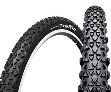 Opona Continental Traffic II 26x2.1 Czarna Drut 840g