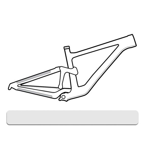 Osłona na ramę Lizard Skins Clear Protective Frame Wrap - Small