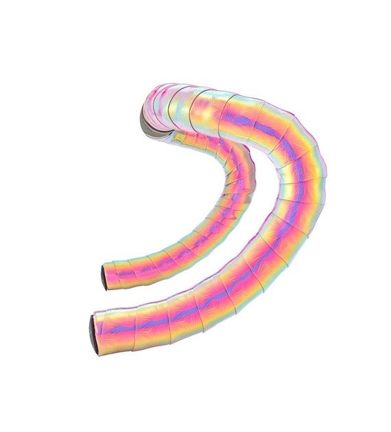 Owijka Supacaz Prizmatik - Opal - Ano Black Plugs