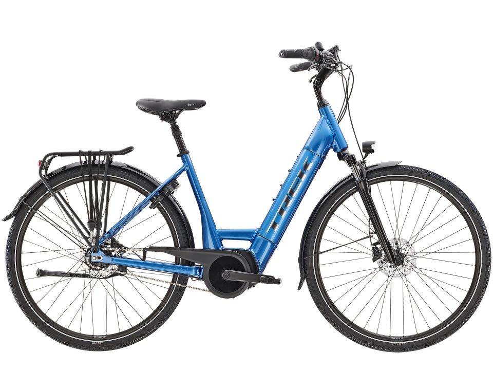 Rower elektryczny Trek District+ 6 o niskim przekroku 2022