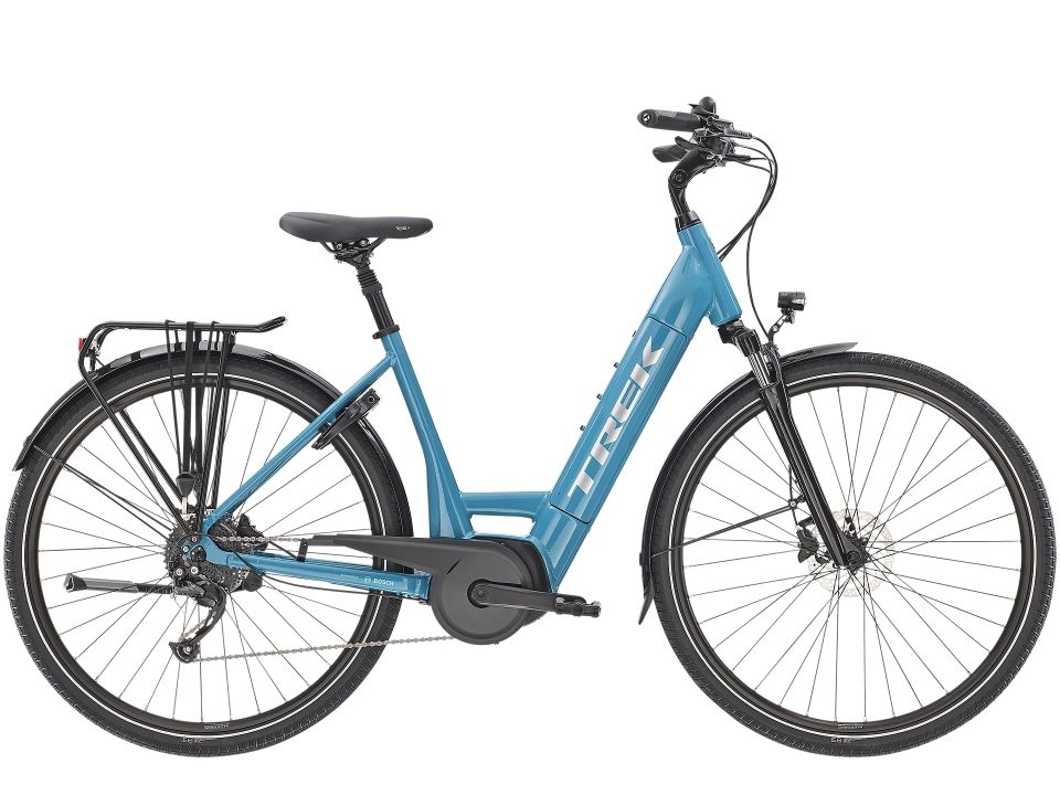 Rower elektryczny Trek Verve+ 3 o niskim przekroku 2021