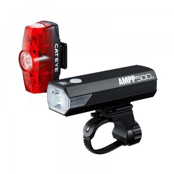 Zestaw lampek Cateye HL-EL085RC AMPP 500 / TL-LD635 RAPID MINI
