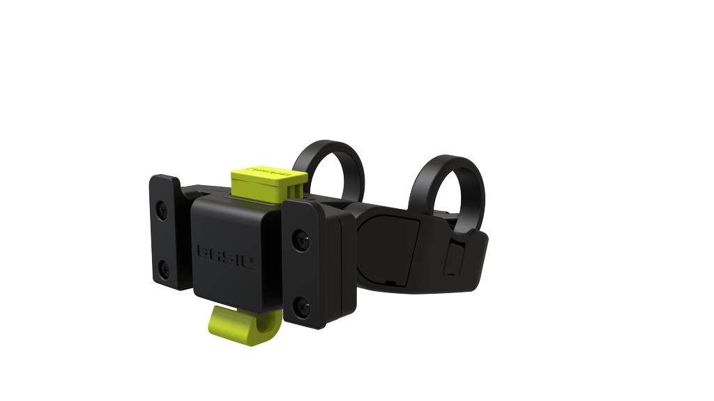 Uchwyt do toreb i koszyków na kierownicę Basil do systemów KF