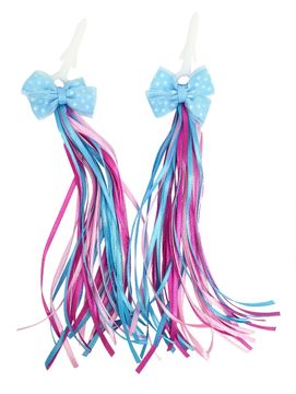 Wstążki do kierownicy dziecięce Saks z kokardą 2 kolory