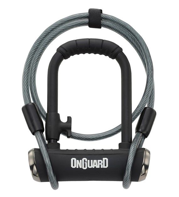 Zapięcie U-Lock OnGuard PitBull Mini DT X-SERIES 8008 5x Klucze z kodem + linka 140mm