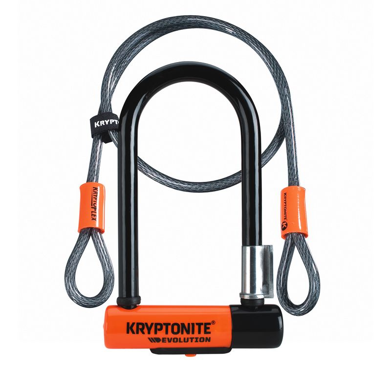 Zapięcie U-Lock z linką Kryptonite Evolution Mini 7 8,3cm x 17,8cm
