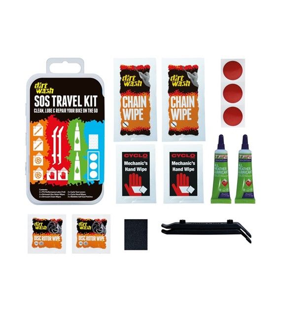 Zestaw czyszcząco-naprawczy Weldtite Dirtwash Sos Travel Kit