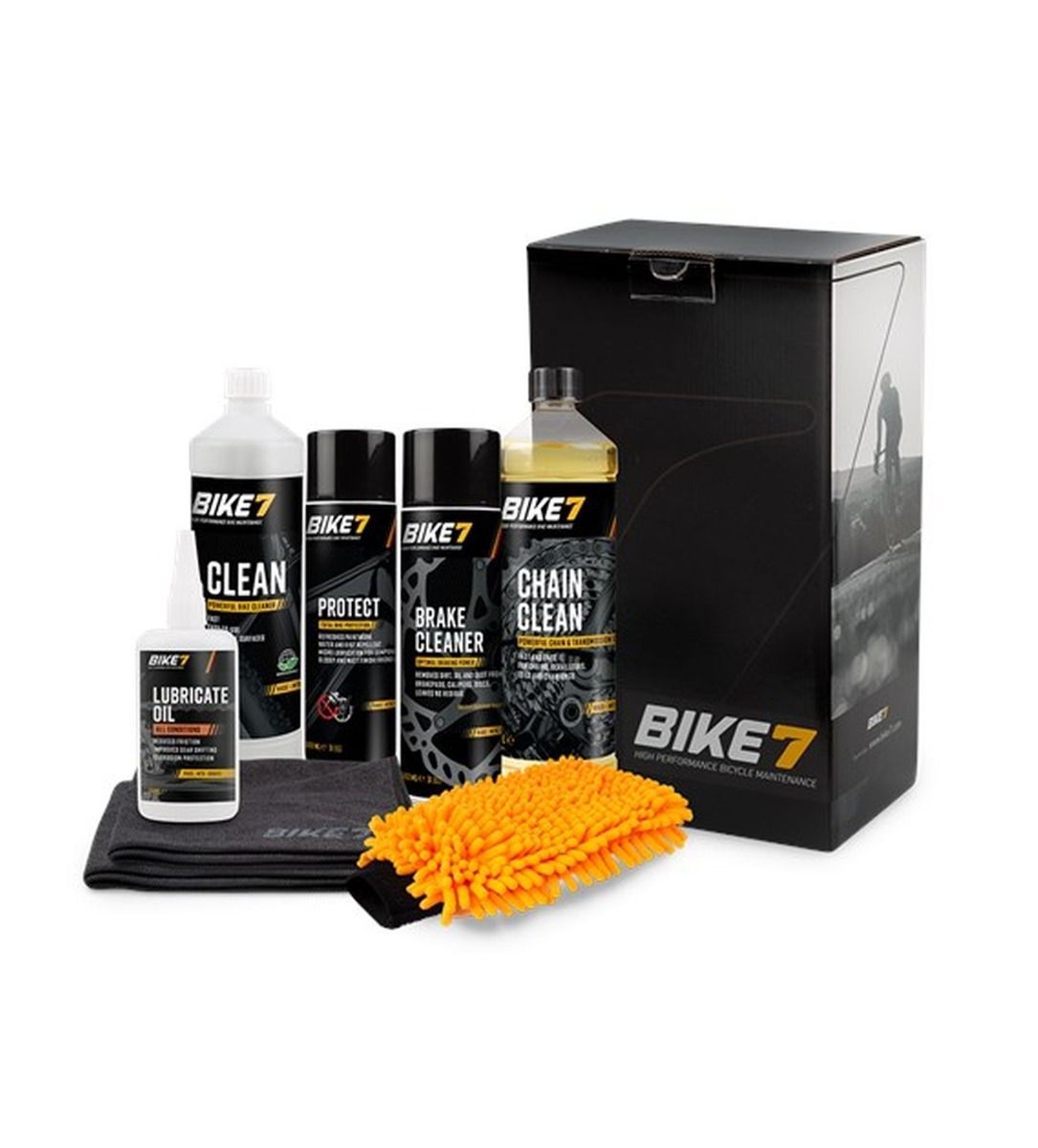 Zestaw do czyszczenia roweru Bike7 Carepak Oil