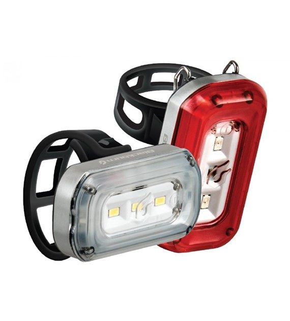 Zestaw lampek Blackburn Central 100 przód 100 lumenów, 20 lumenów tył USB