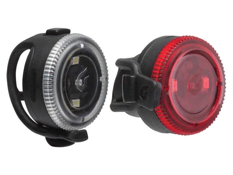 Zestaw lampek Blackburn Click przód 20 lumenów, Click tył 4 lumeny