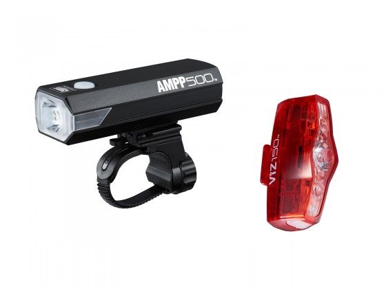 Zestaw lampek Cateye HL-EL085RC AMPP 500 / TL-LD800 VIZ150