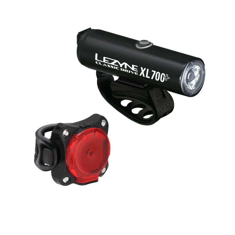 Zestaw lampek Lezyne Classic Drive XL 700+ / Zecto Drive 200+