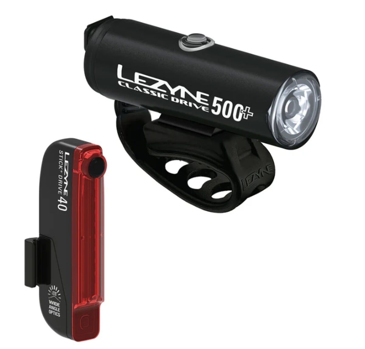 Zestaw lampek Lezyne Light Classic Drive 500+ / Stick+ Drive