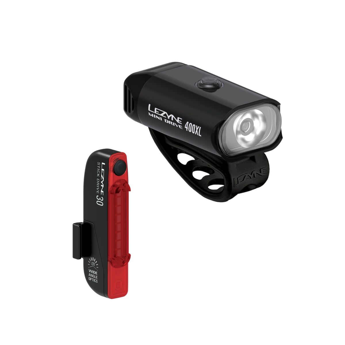 Zestaw lampek Lezyne Mini Drive 400XL / Stick