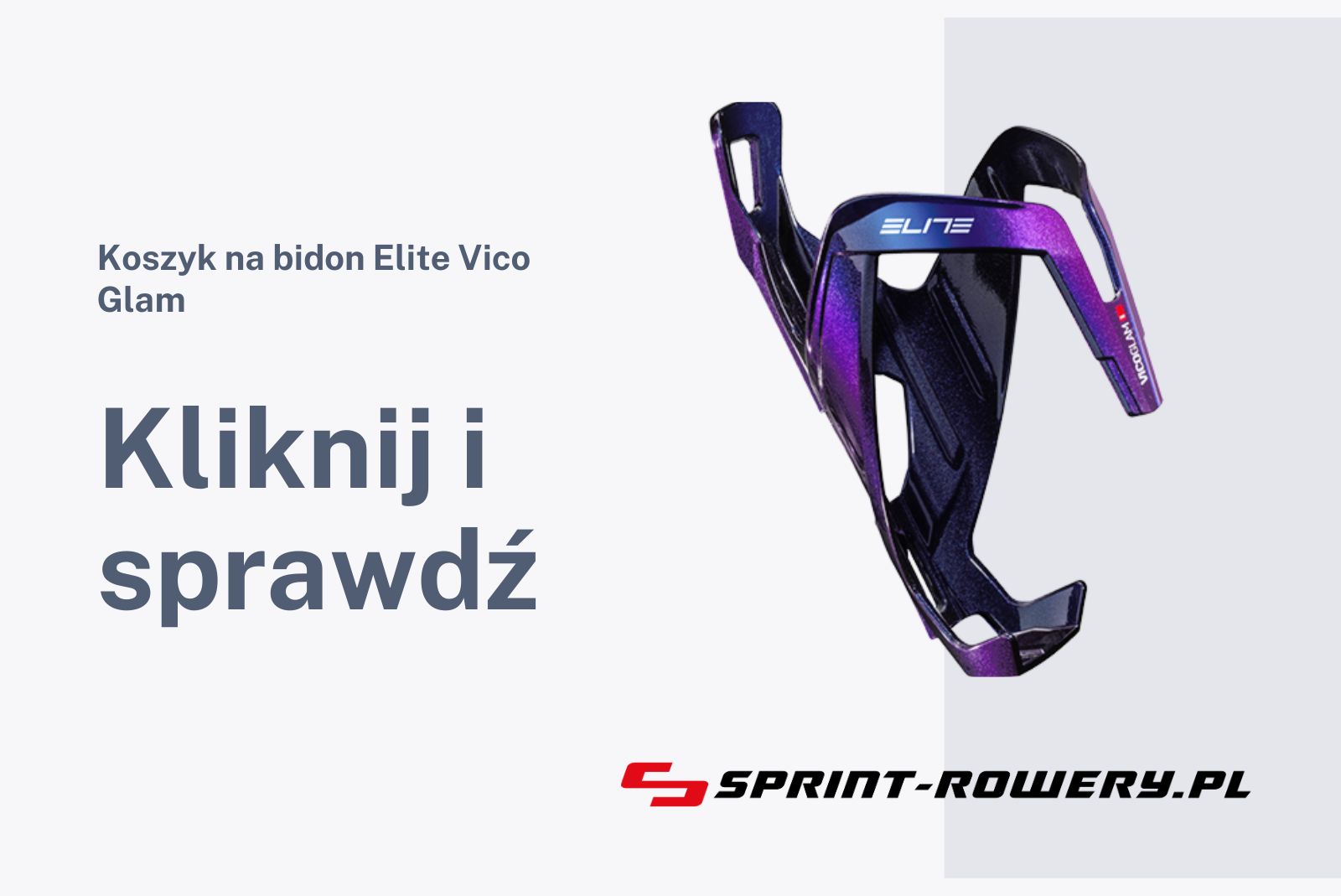 Koszyk na bidon Elite Vico Glam